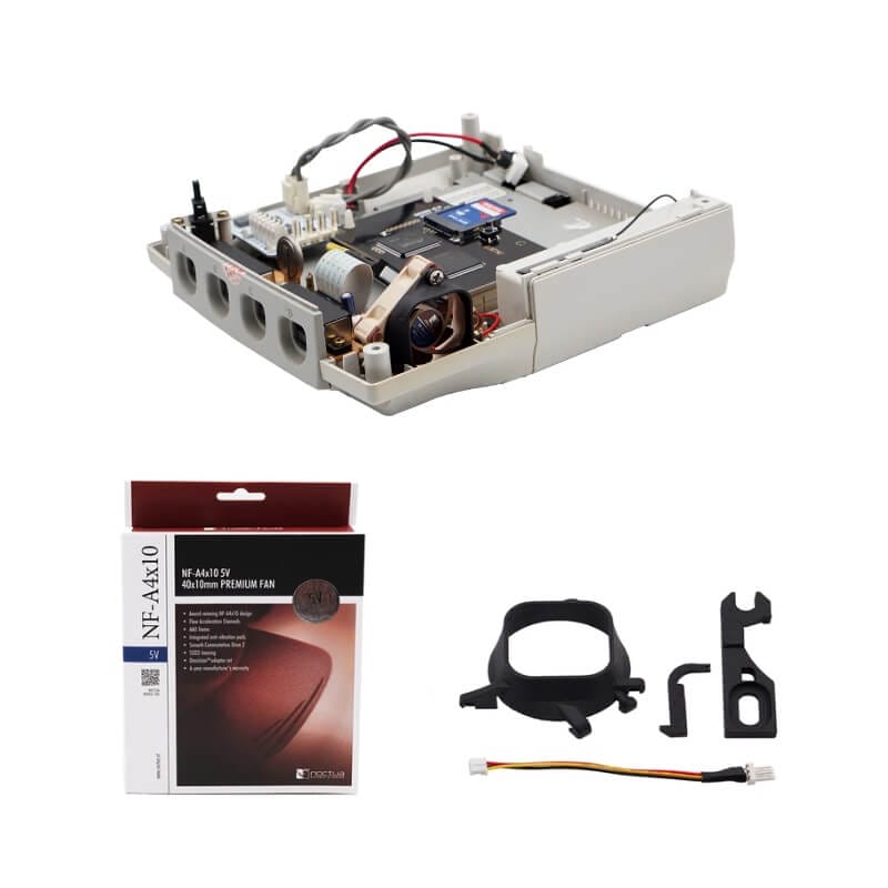 Dreamcast Upgraded Noctua 5V Fan and Shroud Kit