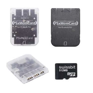 PS1 PSXMemCard for Playstation 1 512 MB Micro SD Save Backup